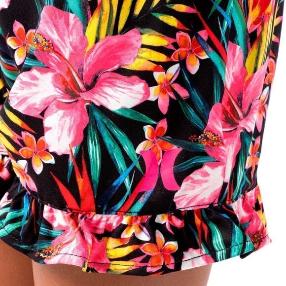 NWT ☀️ Hurley Youth 2-pack Dress and Romper Pink and Floral: Sizes Girls S, M, L - Picture 4 of 14